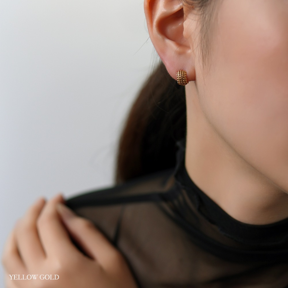 【片耳販売】バブル中折れ式ピアス