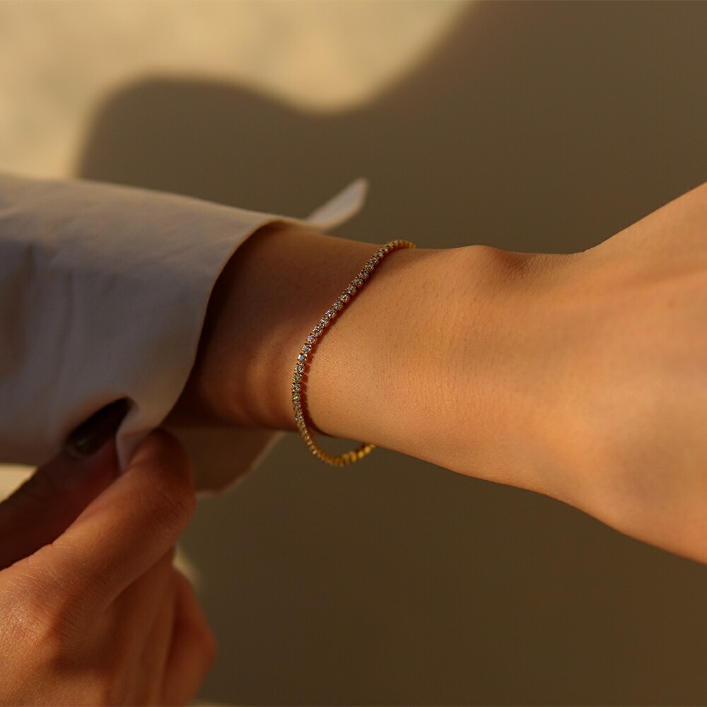 テニスブレスレット | ブレスレット | Negozietto （ネゴツィエット）