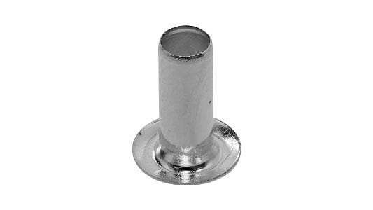 ハトメ 《黄銅/生地(または標準)》 | ﾋﾟﾝ・止め輪・ﾘﾍﾞｯﾄ他板金用,黄銅