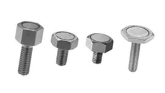 マグネット付六角ボルト（3036 《標準(または鉄)/生地(または標準