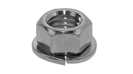 スパックワッシャーナット（小形 《標準(または鉄)/三価ホワイト