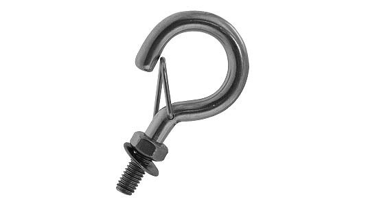 Qフックボルト（ひめじや 《ｽﾃﾝﾚｽ(303､304､XM7等)/生地(または標準