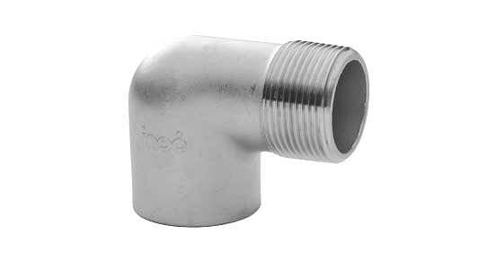 ねじ込み継手ストリートエルボSL 《ｽﾃﾝﾚｽ(303､304､XM7等)/生地