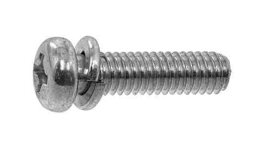 （＋）Ａナベ　Ｐ＝２ 3 X 10 鉄 クロメート SUNCO クロメート (+)ナベP\u003d2 3×45 (800本入) 10-00-0002-0030-0450-02