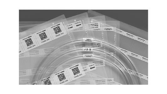 レーザープリンタ用ラベル9495 《標準(または鉄)/樹脂着色