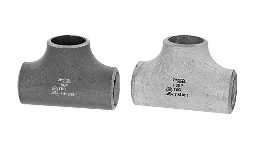 SGP 溶接同径チーズT（S） 《標準(または鉄)/ドブ(溶融亜鉛めっき