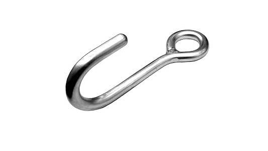 ストレートフック 《ｽﾃﾝﾚｽ(303､304､XM7等)/生地(または標準)》 | 金具