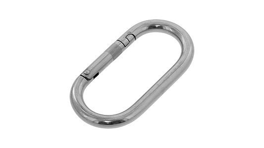 カラビナ 《ｽﾃﾝﾚｽ(303､304､XM7等)/塗装艶消し黒》 | 金具類,ｽﾃﾝﾚｽ(303