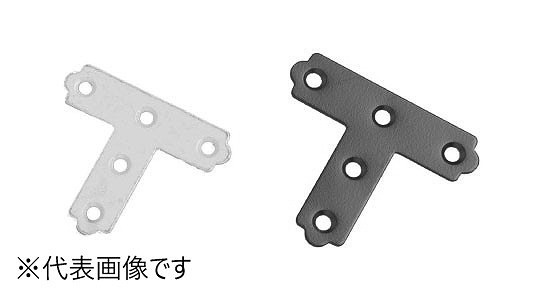 T字隅金 カラー 《標準(または鉄)/樹脂着色 白》 | 金具類,標準