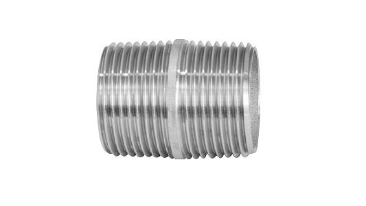 KSG 両丸ニップル 《ｽﾃﾝﾚｽ(303､304､XM7等)/生地(または標準