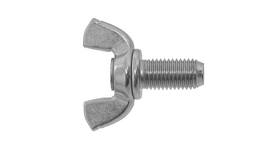 鉄 冷間蝶ボルト(R) M3x6 ユニクロ 鉄 冷間蝶ボルト(R) M3x12 ユニクロ : ねじねじクン 店