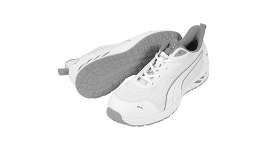 Puma 安全靴 ホワイト プーマ安全靴#63.208 26.0cmエアーツイスト
