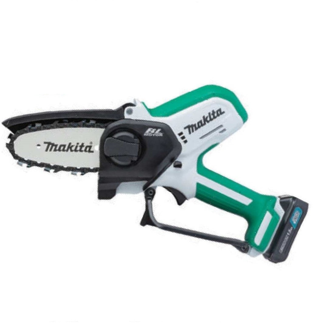 在庫あり】充電式ハンディソー　MUC100DWHG　10.8VバッテリBL1015・充電器付き＜マキタ＞ 充電式チェーンソー・ MUC100 ・ MUC101  ・ MUC100DWHG ・MUC100DZ ・ MUC100DSA・  MUC101DZ