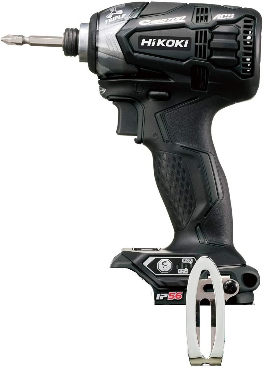 コードレス インパクトドライバ 14.4V WH14DDL2(NN) ストロングブラック＜HiKOKI（ハイコーキ）＞