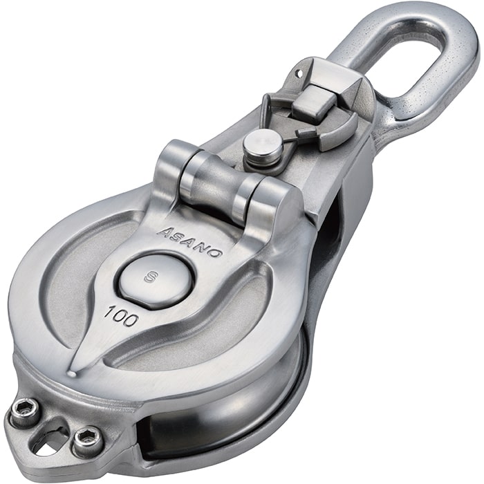 AKブロックPB型 スナッチオーフ（ステンレスベアリング入） AK10202 浅野金属