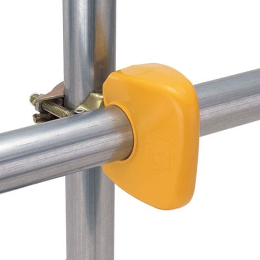 KS クランプ万能カバー スポット 黄色 1804300　100個入り　国元商会 ●　クランプカバー　ソフトカバー　Ｓ