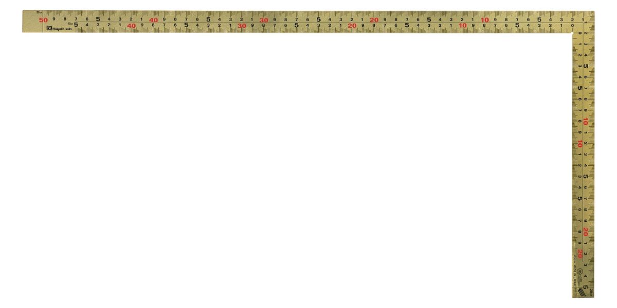 金鷲　金曲尺　50cm　快段目盛　厚手広巾　GMT-50CKD＜新潟精機＞