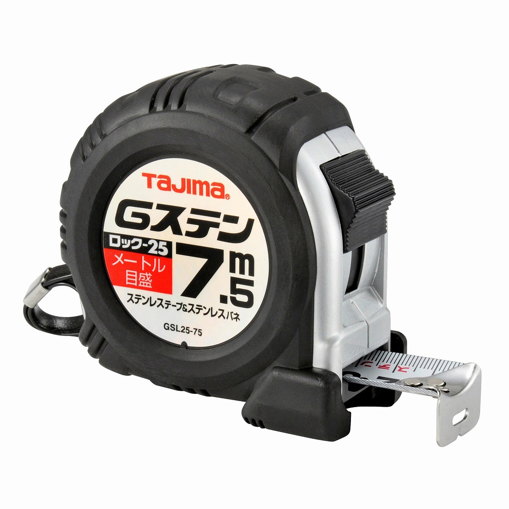 Gステンロック-25 7.5m メートル目盛　GSL2575BL＜TJMデザイン＞
