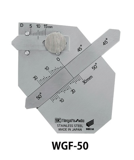 1月下旬出荷予定】SK 溶接ゲージ　WGF50　新潟精機