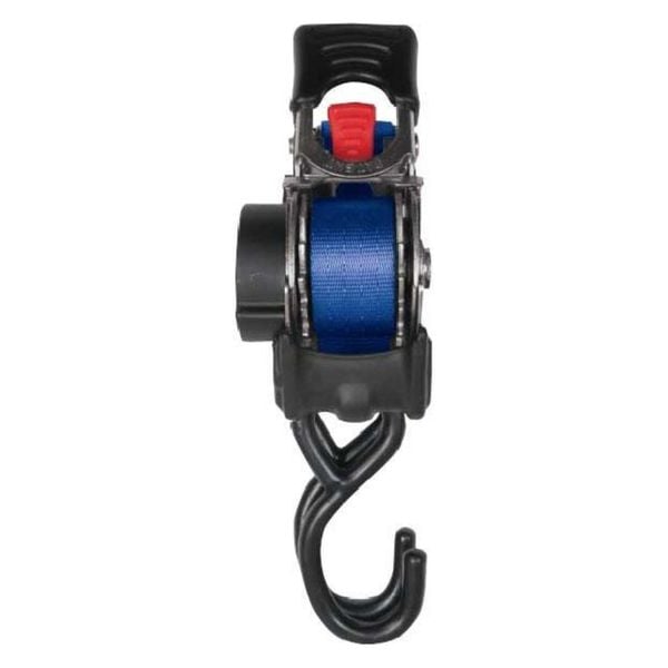 カメレオンクイックベルト ブルー 1.8ｍ 142152 FAR EAST ・ 自動巻取 ラッシングベルト ・ 荷締めベルト ・ 荷締め機