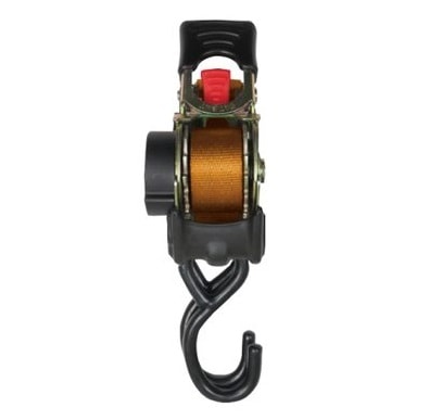 カメレオンクイックベルト オレンジ 1.8ｍ 142156 FAR EAST ・ 自動巻取 ラッシングベルト ・ 荷締めベルト ・ 荷締め機