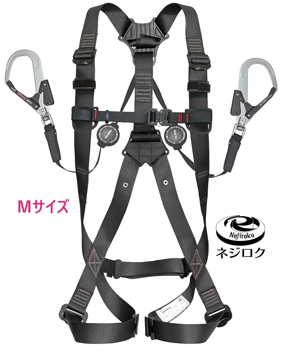 在庫あり即納】 ハーネスGS M 黒 ER150 ダブルL2セット A1GSMER-WL2BK TJMデザイン