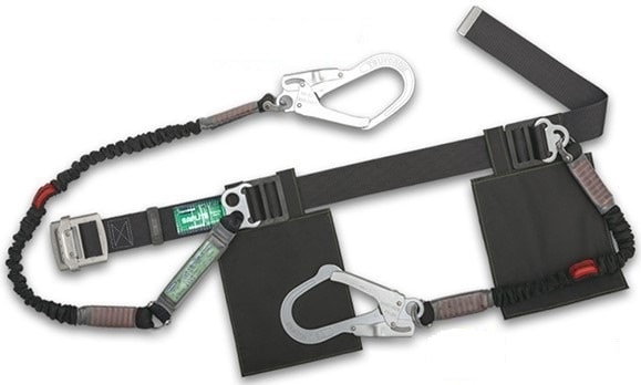 在庫あり【ダブル伸縮】胴ベルト型 墜落制止用器具 TB-NV-2-593-NV ・ TB-NV-2-593-NVーBLK Lサイズ ● FUJII-DENKO 藤井電工 エスコ EA998FR-171 ・ 2丁掛け安全帯 ・ TB-ORL-2-593-SRBT のノビロン タイプ ・ B-NV-2-593-NVーBLK-L ・ TB-RN-590