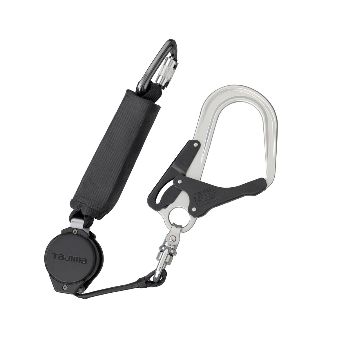 ハーネス用・胴ベルト用 兼用ランヤード VR150L シングルL8 A1VR150L-L8<TJMデザイン> ※