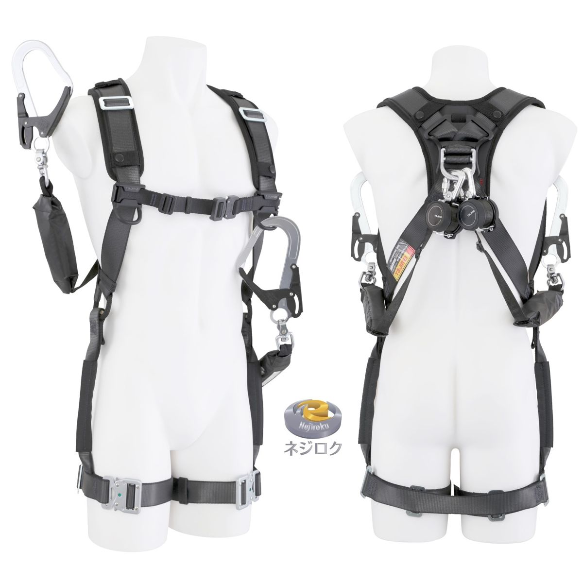 在庫あり】ハオルハーネスHS 黒 KR150FA シングルL5 ダブルセット　A1HSKR-WL5BK   ● TJMデザイン