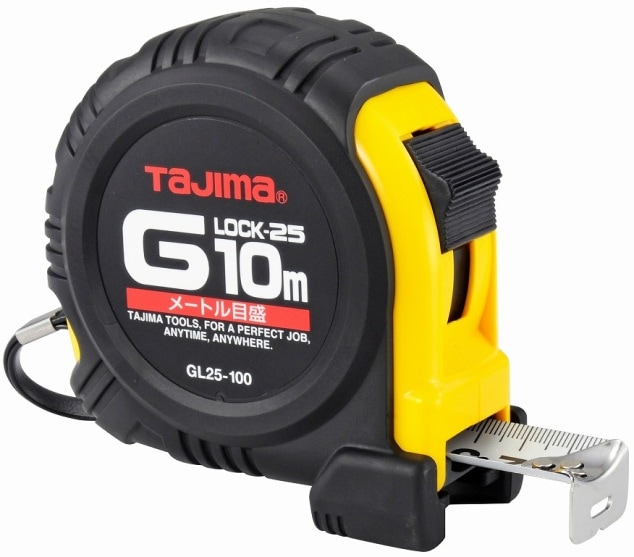 Gロック-25　10m　メートル目盛 GL25100BL＜TJMデザイン＞