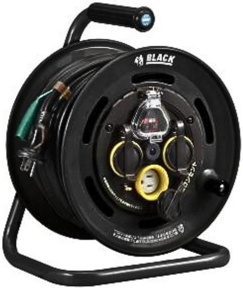 屋外用漏電遮断付コードリール　SBE-30KCB3　30m 侍BLACK 侍ブラック ・ SBE-30KC 高儀
