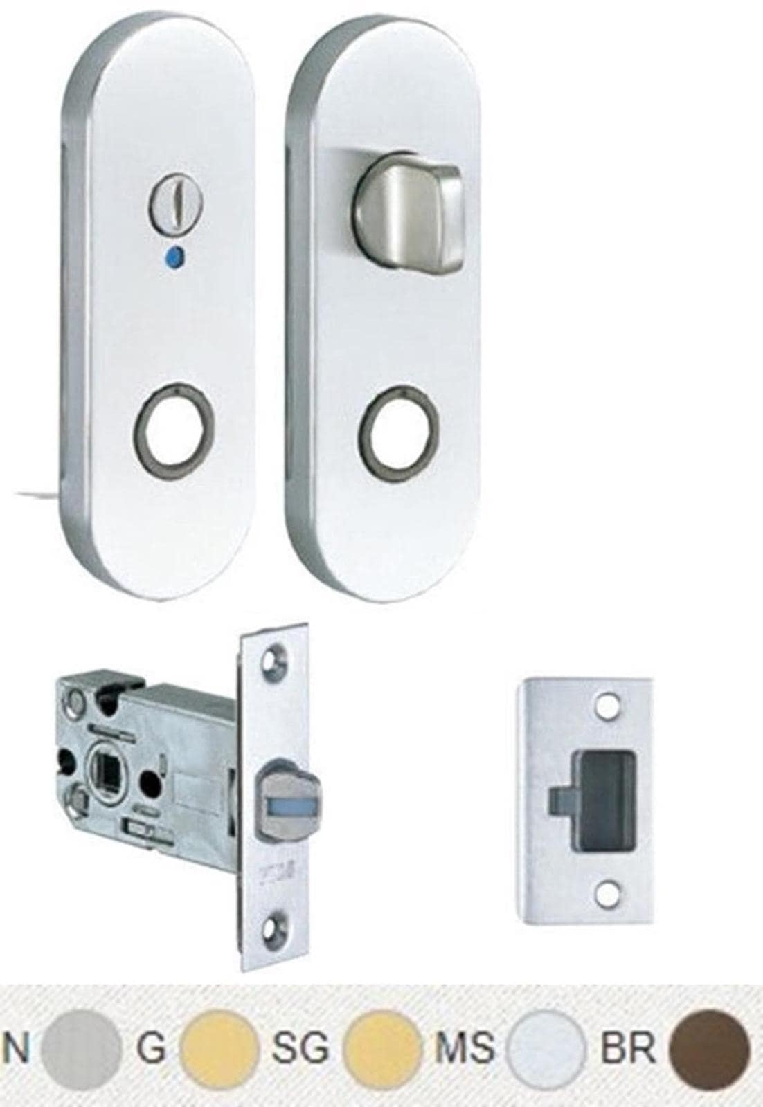 ミニケース小判座表示錠 LS-4K13 川口技研 ・ サテンゴールド LS-4K13-SG ・ ブラウン S-4K13-Br ・ ニッケル LS-4K13-N ・ メタリックシルバー LS-4K13-MS ・ 鏡面ゴールド LS-4K13-G