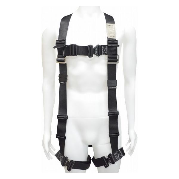 椿モデル フルハーネス Ｙ型 HYF2-L-BL 黒 腿ワンタッチ アイダ