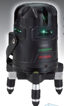 超高輝度電子整準式ｸﾞﾘｰﾝﾚｰｻﾞｰ墨出し器 LVE-8SF アックス