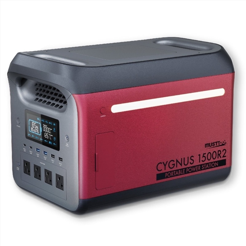 ポータブル電源 CYGNUS PB-1500R2 ○ イチネンアクセス・PB-1500RA の