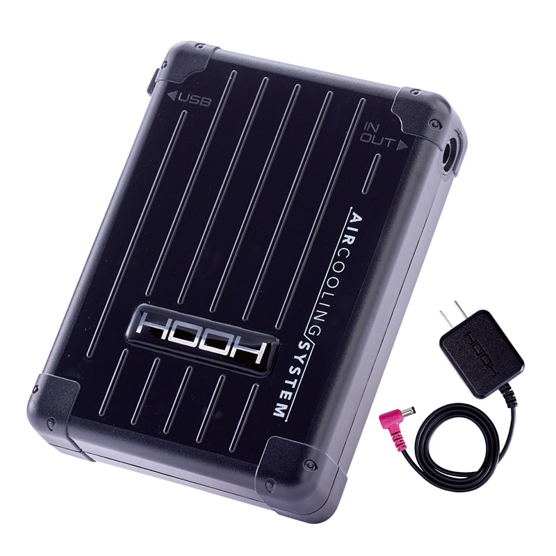 鳳皇 快適ウェア用バッテリー セット V2801 ブラック 村上被服