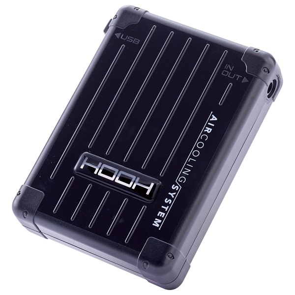 鳳皇 快適ウェア用バッテリー 単体 V2803 ブラック 村上被服