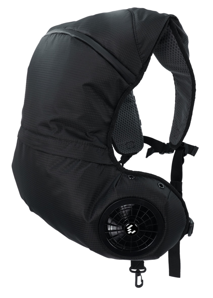 ペットボトル 空冷ウェア　ベスト型 Lite　CM-12-F メカリンク ・ 水冷 ではありません アイスマンPRO-X２　ICMPX2-BLV-SET