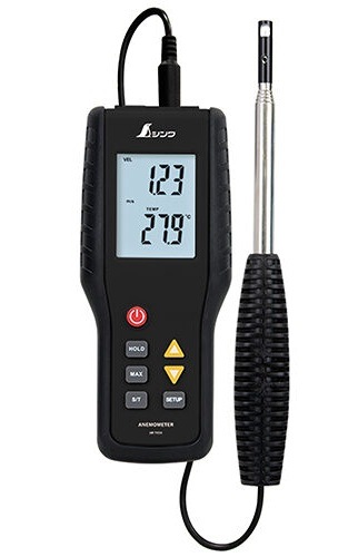 4月中旬～入荷予定 】 79004 デジタル風速計　最高・最低　熱線式　シンワ測定