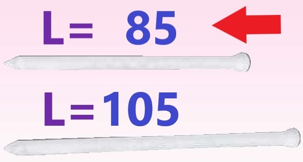 即納 直 】 φ４ × 85 L ポリ釘 強化プラスチック釘 ・ プラ釘 85 ・ ポリ釘85 ・ サビレス 80 ・ 樹脂釘 80