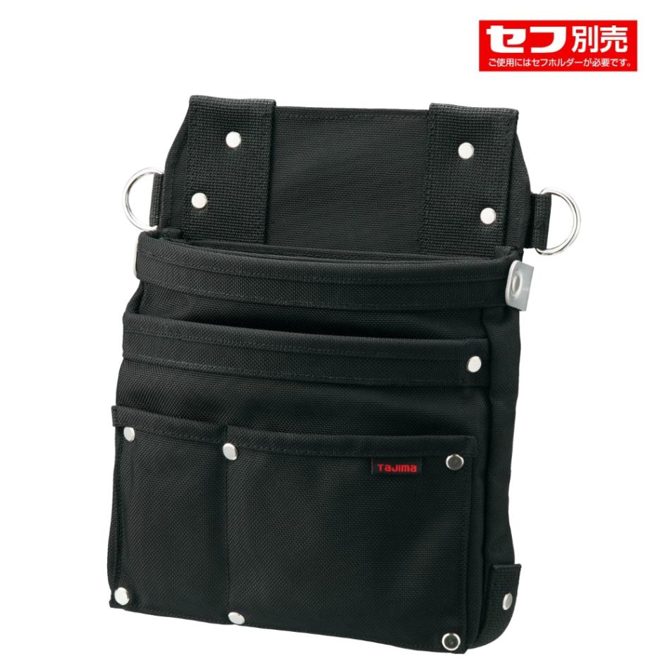 入荷待ち・予約受付】 セフツイン腰袋 ナイロン コーデュラ 釘袋3段大 SFKBNC-KG3L2H　TJMデザイン