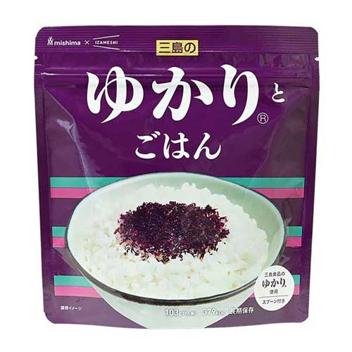 150円OFF:2個目から同シリーズで】 イザメシ 三島食品×IZAMESHI ゆかり(R)とごはん 【追跡メール便】 652645 杉田エース 非常食 保存食