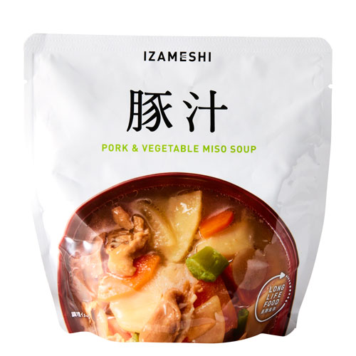 150円OFF:2個目から同シリーズで】 イザメシ 豚汁 【追跡メール便】 637374 杉田エース 非常食 保存食