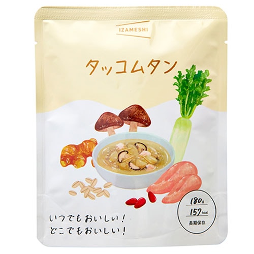 150円OFF:2個目から同シリーズで】 イザメシ スープ タッコムタン 【追跡メール便】 652851 杉田エース 非常食 保存食