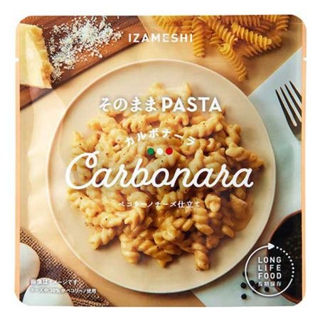 150円OFF:2個目から同シリーズで】 イザメシ そのままPASTA パスタ カルボナーラ 【追跡メール便】 652872 杉田エース 非常食 保存食