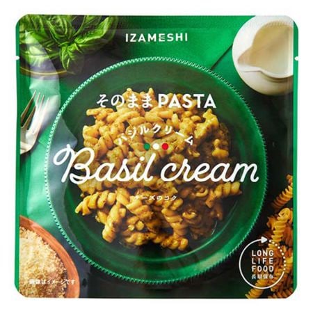 150円OFF:2個目から同シリーズで】 イザメシ そのままPASTA パスタ バジルクリーム 【追跡メール便】 652874 杉田エース 非常食 保存食