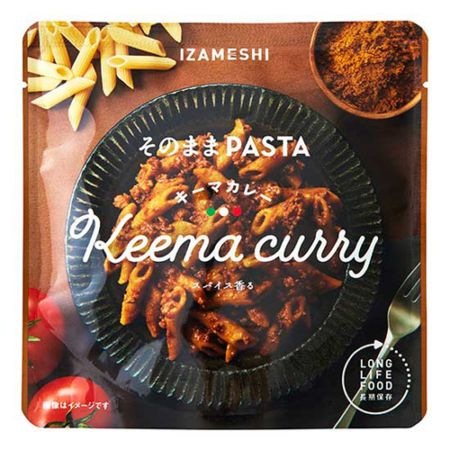 150円OFF:2個目から同シリーズで】 イザメシ そのままPASTA パスタ キーマカレー 【追跡メール便】 652878 杉田エース 非常食 保存食