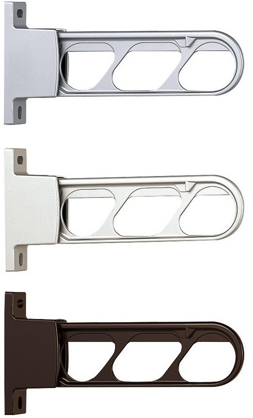 屋外物干 DA-307AB-SV ・ DA-307AB-ST ・ DA-307AB-DB　ナスタ （2本1組） 杉田エース