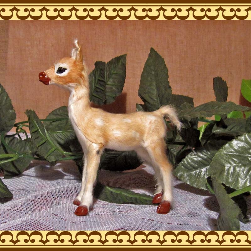 毛並みの質感がリアル シカの置物 子鹿 | かわいい動物グッズの通販