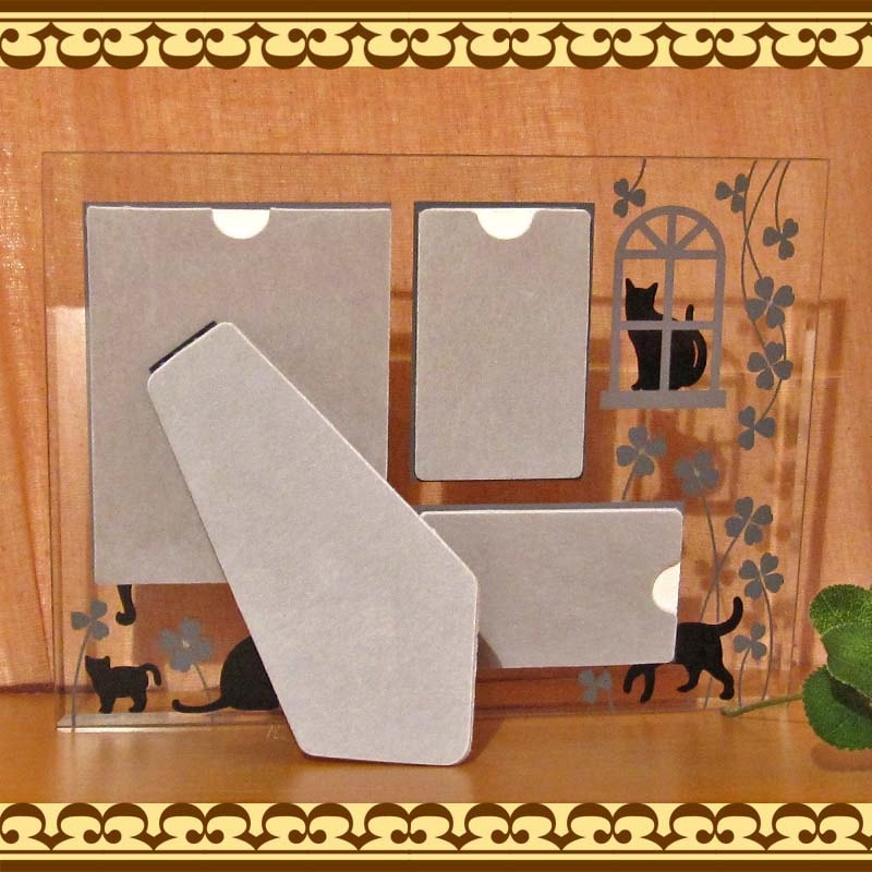 マニー木製フォトフレーム&ミラーセット